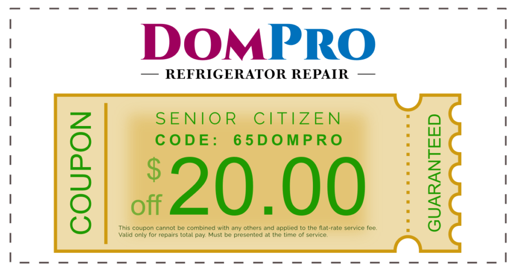 Get $20 off for your first-time refrigerator repair service